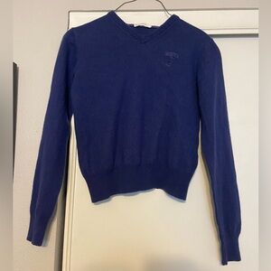VERSACE COLLECTION vintage blue jumper (size: s)